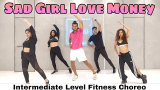 Sad Girlz Love Money | Intermediate Level Zumba Choreo | Fitness Dance | Akshay Jain Choreography