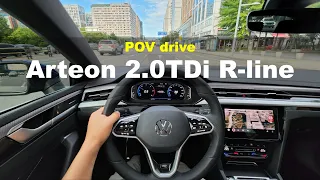 Volkswagen Arteon 2.0TDI R line 4motion POV drive