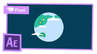 Анимируем планету в After Effects | уроки для новичков