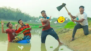 Must Watch Very Special New Comedy Video 😎 Amazing Funny Video 2023 Episode 82 By @villfunnytv