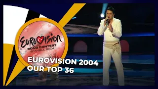 Eurovision 2004 | OUR TOP 36