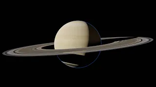 Orbiting Around Saturn | Animation