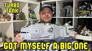 Star Wars 3.75 Scale Hasbro AT-TE and Turbo Tank The Clone Wars Vehicles Review