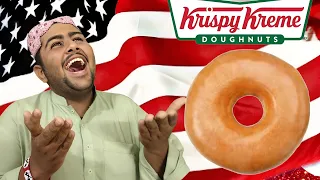 Tribal People Try Crispy Kreme Doughnuts For The First Time