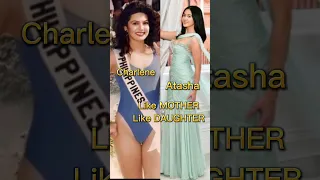 Charlene Gonzales and Atasha Muhlach | like MOTHER like daughter #shorts #missuniverse