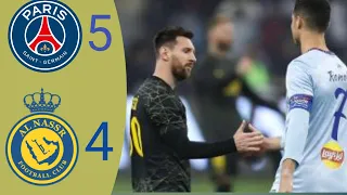 PSG Vs Al Nassr (5-4) All goals #ronaldo  #messi  Extended highlights 2022/2023