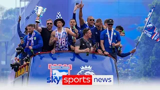 Ipswich Town take to the streets for their promotion parade