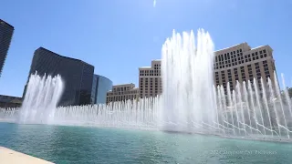Frank Sinatra's "Luck Be a Lady" 📹 #4k #iphone #canon Multi-cam ⛲ Fountains of Bellagio 🌵 Las Vegas