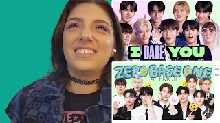 ZEROBASEONE (제로베이스원) Play "I Dare You" & "Emoji Interview" | REACTION