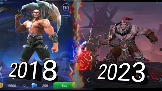 Fighter Showdown: MLBB Heroes of 2018 vs. 2023 - A Dynamic Comparison