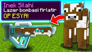 Minecraft Ama MOBLARI SİLAHA DÖNÜŞTÜREBİLİYORUM...