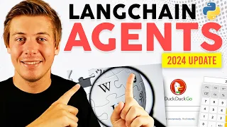 Langchain Agents [2024 UPDATE]  - Beginner Friendly
