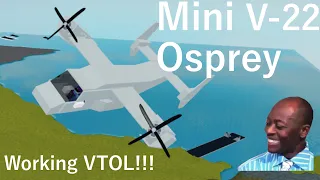 V-22 Osprey tutorial || Roblox plane crazy