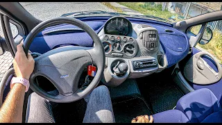 2002 Fiat Multipla I [1.6 103HP] |0-100| POV Test Drive #841 Joe Black