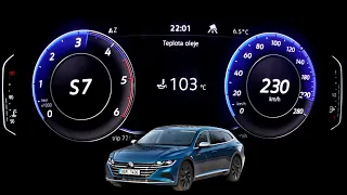 Volkswagen Arteon Shooting Brake 2.0 TDI 147 kW (2021) | Acceleration test