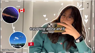 travelling alone at 15 (for the first time)