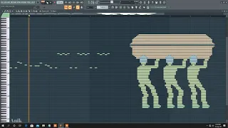 What coffin dance sounds like - Midi Art
