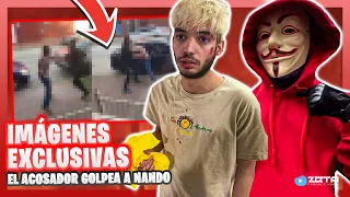 MOMENTO EXACTO QUE EL ACOSADOR G0LPEA A NANDO 😨😨 * ¡La pelea completa! - Yolo Aventuras