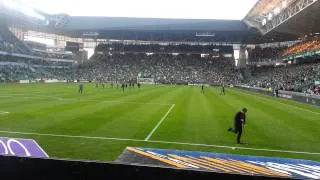 ASSE - AJACCIO #ASSEACA 17 mai 2014 avant match allez ho