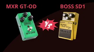 Boss SD-1 vs MXR GT-OD (No-Talk Comparation)