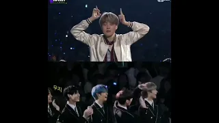 When TXT won AOTM and then supportive Jimin-#txt#bts#btstxt