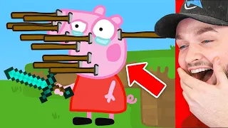 Peppa Pig Plays Minecraft! (Funny Animation)