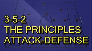 3-5-2 tactics! The principles! Attacking-defending!