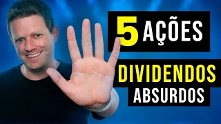 5 AÇÕES QUE PAGAM MUITOS DIVIDENDOS HOJE