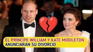 El Príncipe William y Kate Middleton anunciarán su divorcio en la siguiente fecha