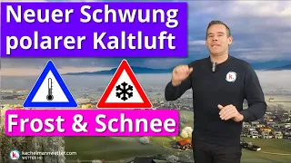 Frost und Schnee - neuer Schwung Polarluft! Große Umstellung am Horizont?