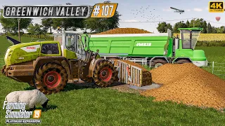 Sampling Soil. Spreading Slurry, Lime & Manure ⭐ Greenwich Valley #107 ⭐ FS19 4K TimeLapse