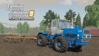 FS19 Timelapse #09 Дискование Т-150К, БПТД-7