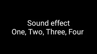 Sound effect "one, Two, Three, Four"