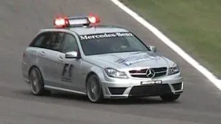 2012 Mercedes C63 AMG Station Wagon - F1 Medical Car - INCREDIBLE LOUD SOUND!!!