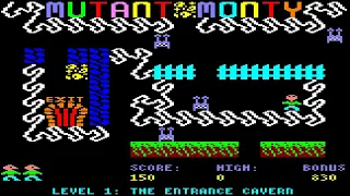 [Amstrad CPC] Mutant Monty - Longplay