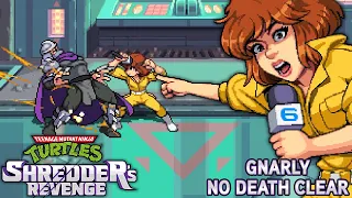 TMNT: Shredder's Revenge - Gnarly No Death Clear (April O'Neil / Arcade Mode)