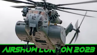 Massive Helicopter Demo MH-53E Sea Dragon - 2023 Airshow London (3D Binaural Audio)🎧