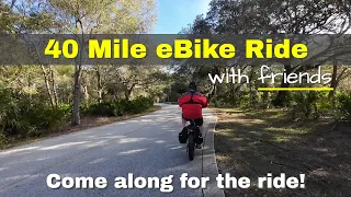 Epic 40 mile eBike Ride | Pinellas Trail Florida