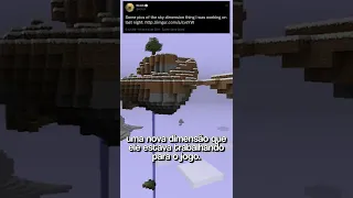 a DIMENSÃO PERDIDA de MINECRAFT!