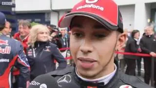 Interview with Lewis Hamilton after Qualifying for the 2011 German GP