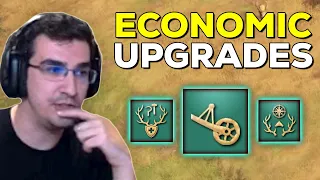 When to get economic upgrades in Age of Empires IV?