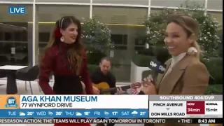 Tamar Ilana Flamenco on Breakfast Television at the Aga Khan Museum