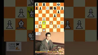 Ataque MAGISTRAL de Capablanca que DESTROZA a su rival!: Capablanca - Baca Arus , 1912 #shorts