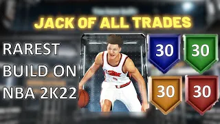 *RARE* Never Seen JACK OF ALL TRADES Build on NBA 2K22 Current Gen! RAREST BUILD ON NBA 2K22