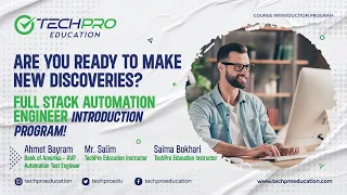 Automation Engineer (Qa Testing) | Introduction Program | TechPro Education