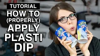 How to apply PlastiDip - Cosplay Tutorial