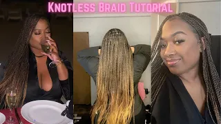 KNOTLESS BRAID TUTORIAL ON YOURSELF FOR BEGINNERS | HONEST AND THOROUGHLY EXPLAINED