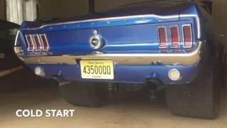 Nasty Big Cam 460 Big Block Mustang Fastback Cold Start, Idle & Revs Exhaust