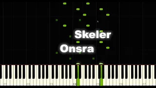 Skeler - Onsra [Piano tutorial]