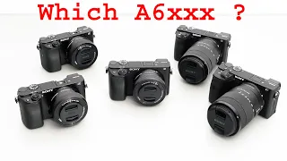 Which Sony A6000 series should you buy